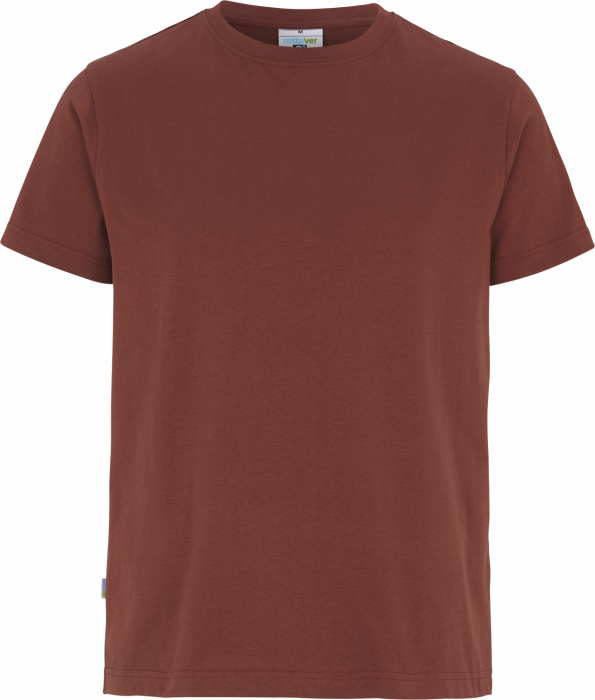 Cottover - Eco Cotton T-Shirt Man - Rust Red