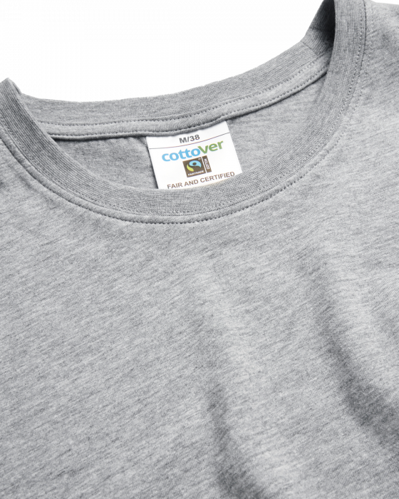 Cottover - Eco Cotton T-Shirt Man - Grey Melange