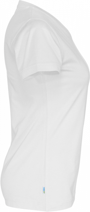Cottover - Eco Cotton V-Neck T-Shirt Lady - White