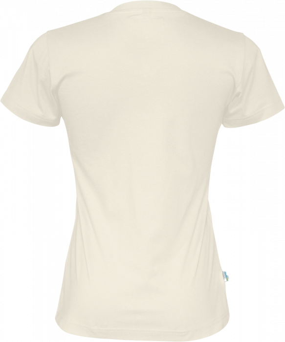 Cottover - Eco Cotton V-Neck T-Shirt Lady - Off-White