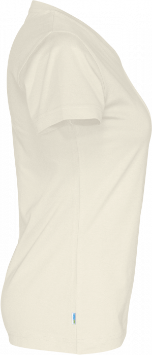 Cottover - Eco Cotton V-Neck T-Shirt Lady - Off-White