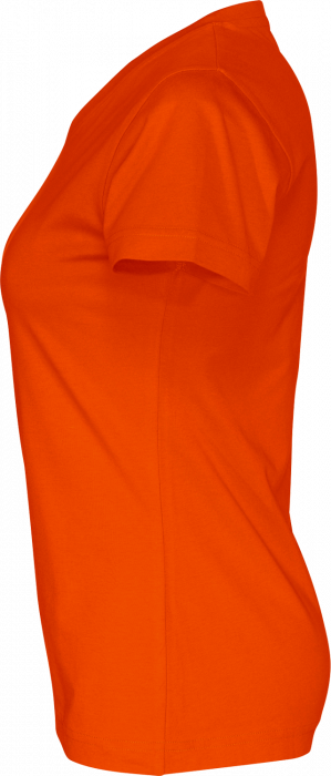Cottover - &Oslash;kologisk Bomulds V-Neck T-Shirt Dame - Orange