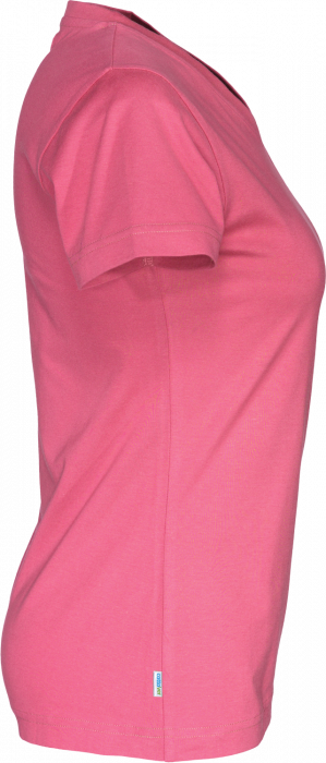 Cottover - Eco Cotton V-Neck T-Shirt Lady - Pink
