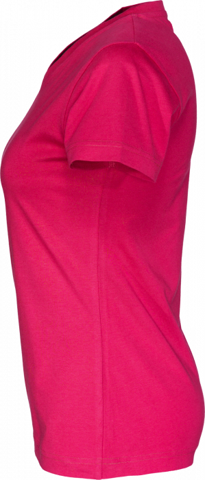 Cottover - Eco Cotton V-Neck T-Shirt Lady - Dark Cerise