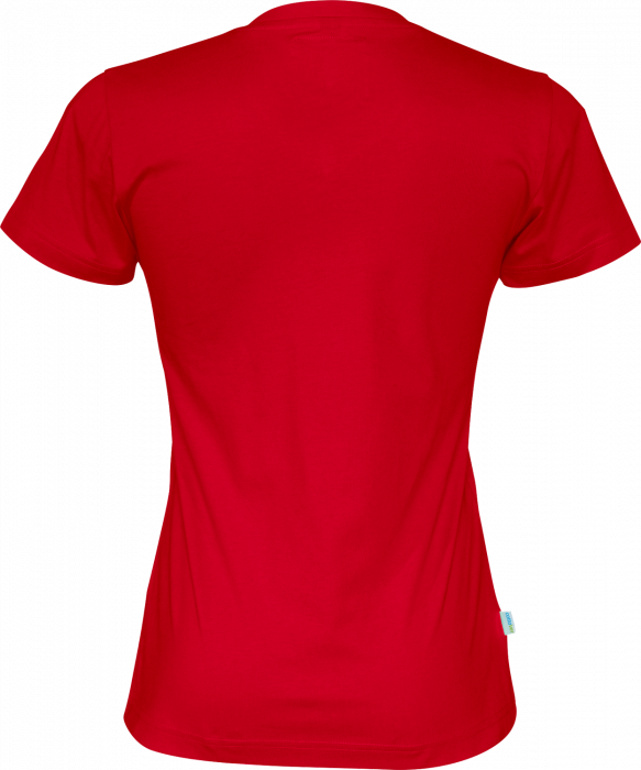 Cottover - Eco Cotton V-Neck T-Shirt Lady - Red