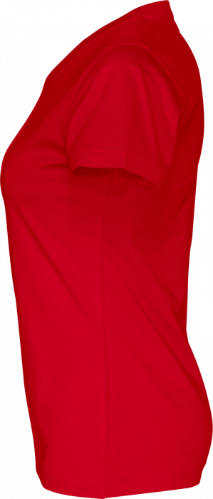 Cottover - Eco Cotton V-Neck T-Shirt Lady - Red