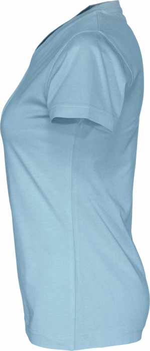 Cottover - Eco Cotton V-Neck T-Shirt Lady - Sky Blue