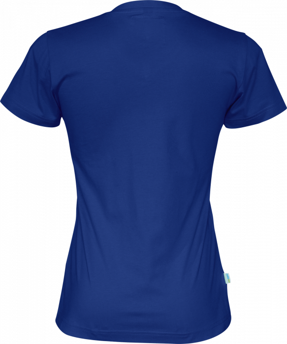 Cottover - Eco Cotton V-Neck T-Shirt Lady - Royal Blue