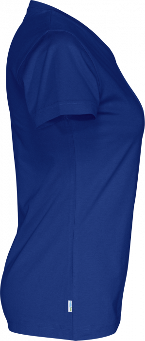 Cottover - Eco Cotton V-Neck T-Shirt Lady - Royal Blue