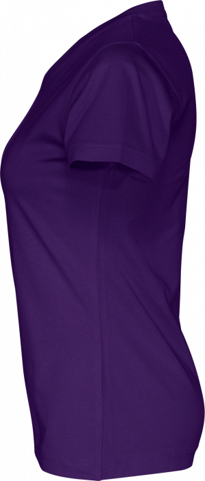 Cottover - Eco Cotton V-Neck T-Shirt Lady - Purple