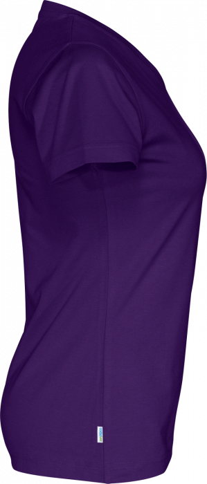 Cottover - Eco Cotton V-Neck T-Shirt Lady - Purple