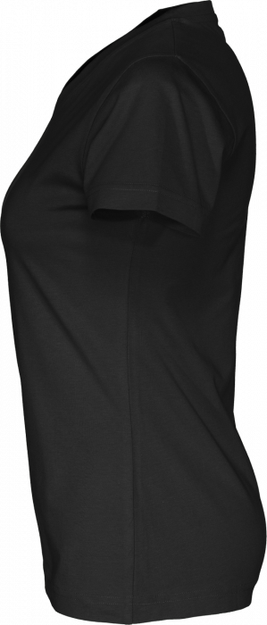 Cottover - Eco Cotton V-Neck T-Shirt Lady - Black