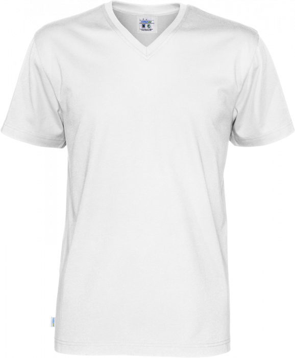 Cottover - Eco Cotton V-Neck T-Shirt Man - White