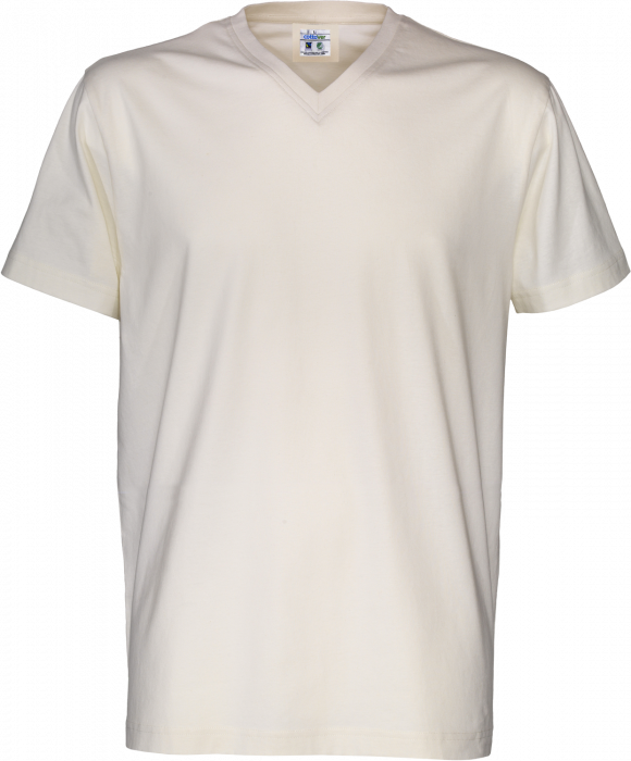 Cottover - Eco Cotton V-Neck T-Shirt Man - Off-White