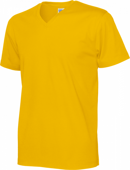 Cottover - Eco Cotton V-Neck T-Shirt Man - Yellow