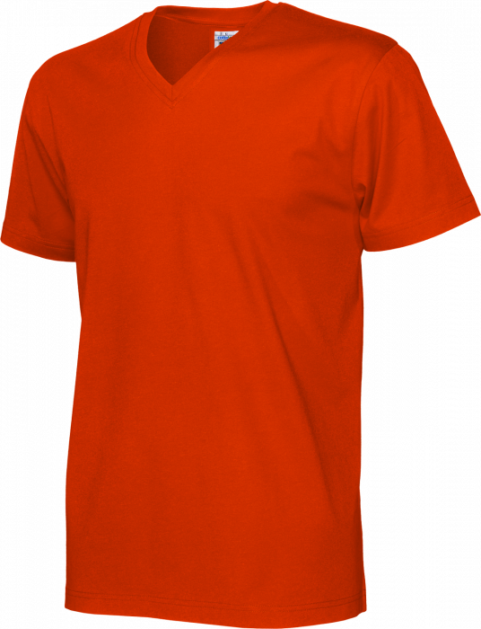 Cottover - Eco Cotton V-Neck T-Shirt Man - Orange