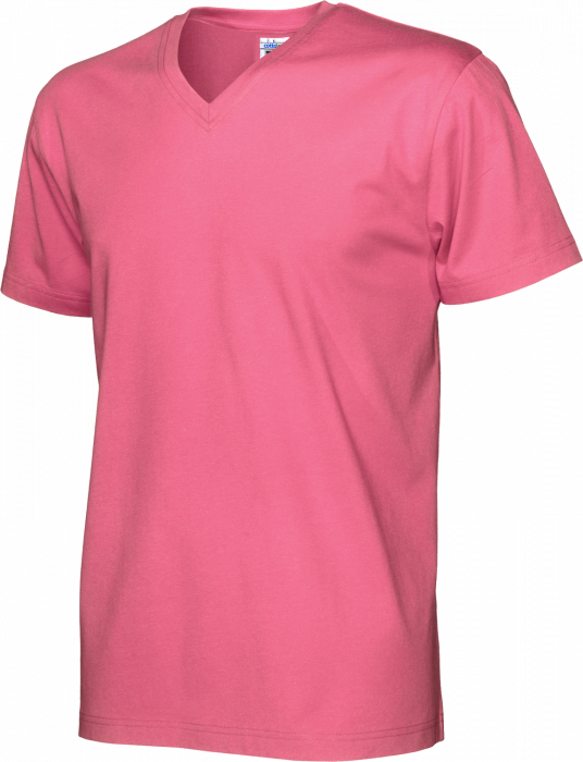 Cottover - Eco Cotton V-Neck T-Shirt Man - Pink