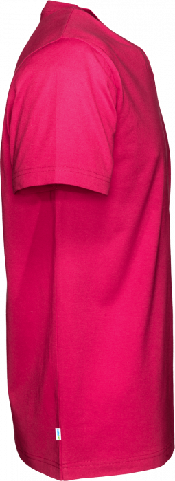 Cottover - Eco Cotton V-Neck T-Shirt Man - Dark Cerise