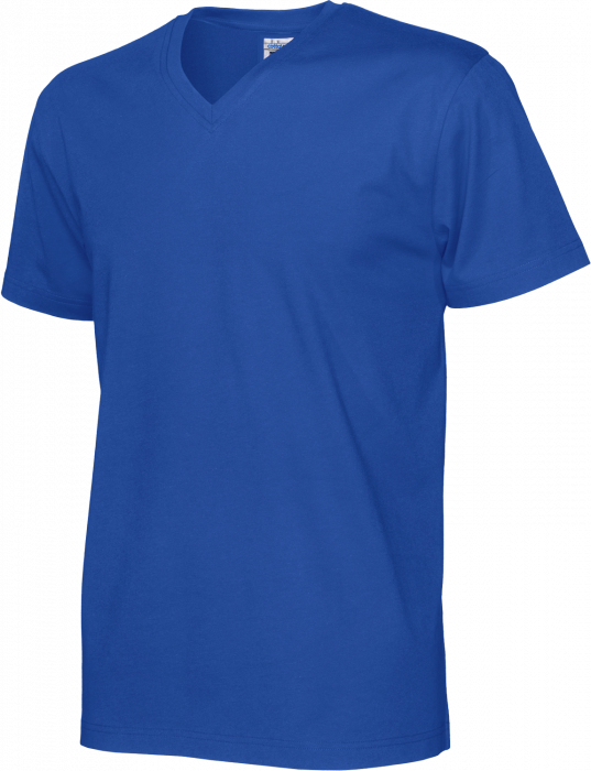 Cottover - Eco Cotton V-Neck T-Shirt Man - Royal Blue