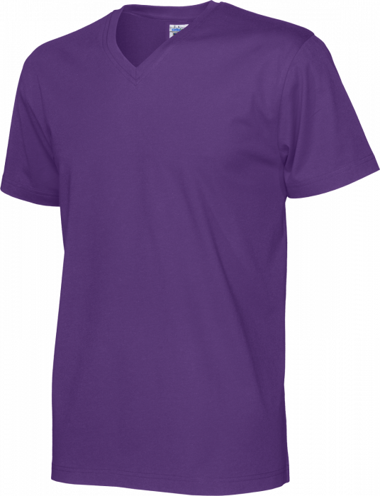 Cottover - Eco Cotton V-Neck T-Shirt Man - Purple