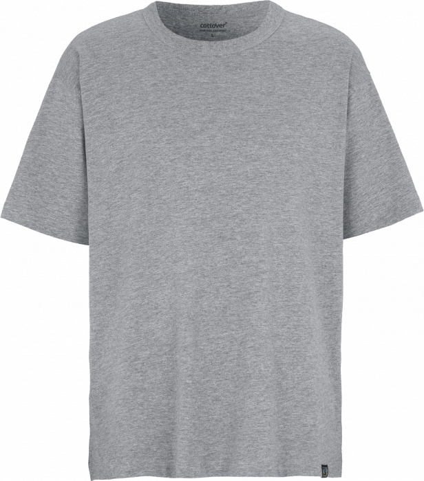 Cottover - Eco Cotton Oversized T-Shirt - Grey Melange
