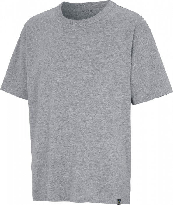 Cottover - Eco Cotton Oversized T-Shirt - Grey Melange