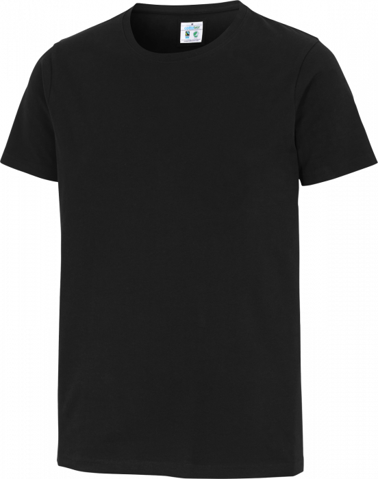 Cottover - &Oslash;kologisk Bomulds Stretch R-Neck T-Shirt Herre - Sort