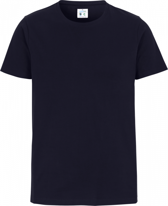Cottover - Eco Cotton Stretch R-Neck T-Shirt Man - Marinho