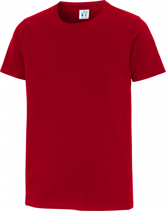 Cottover - Eco Cotton Stretch R-Neck T-Shirt Man - Red