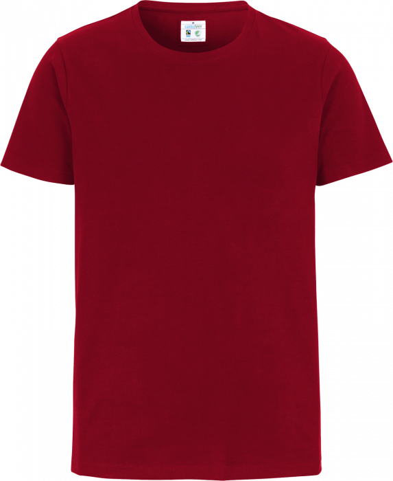Cottover - Eco Cotton Stretch R-Neck T-Shirt Man - Red
