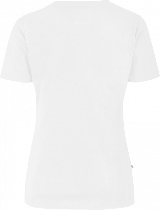 Cottover - Eco Cotton Stretch V-Neck T-Shirt Lady - White