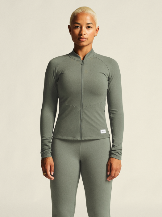 Craft - Collective Training Jacket W. Zip Women - Leaf