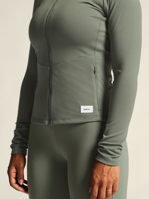 Craft - Collective Training Jacket W. Zip Women - Leaf