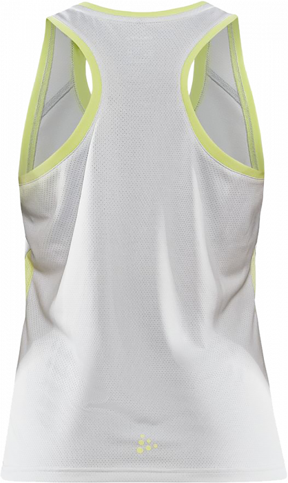 Craft - Sporty Women's Tanktop - Branco & giallo
