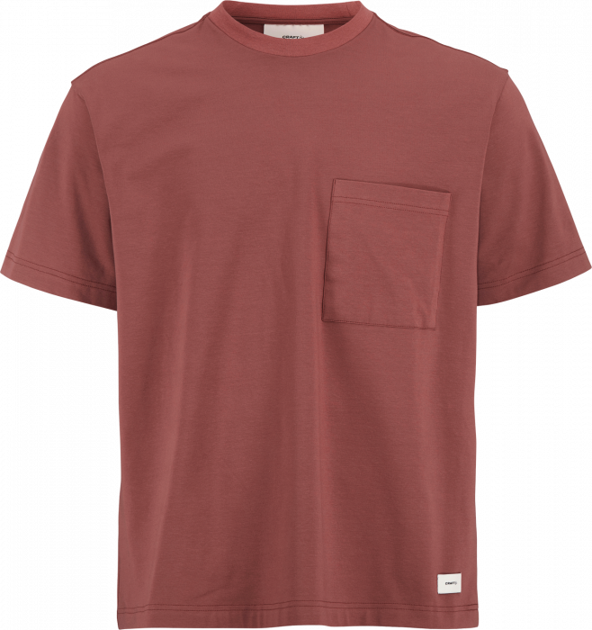 Craft - Collective Relaxed Ss Tee Men - Rose Brown