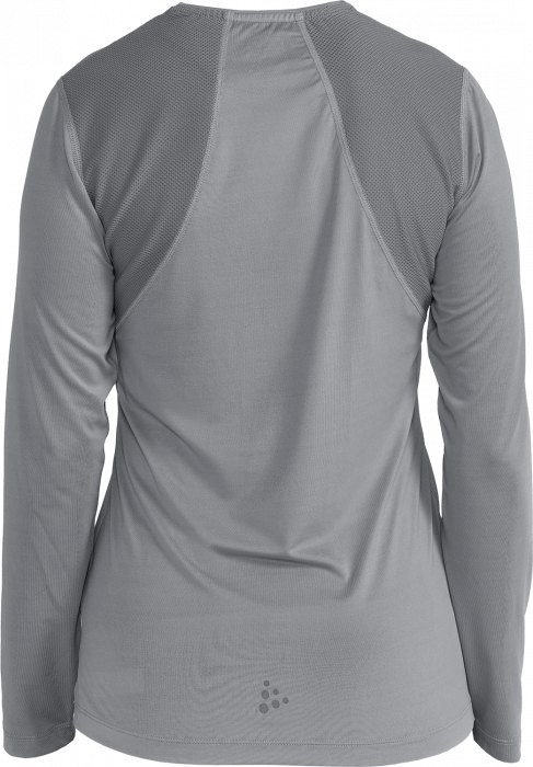 Craft - Adv Essence Long Sleeve Tee Ladies - DK Grey Melange