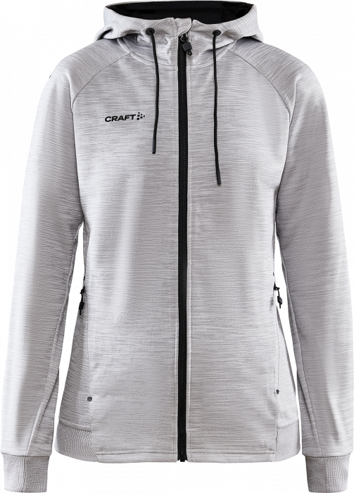 Craft - Zip Hoodie For Women - Gris chiné