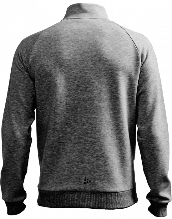 Craft - Adv Unify Sweatshirt With Zipper - Gr&aring; Melange DK
