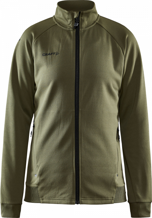 Craft - Adv Unify Sweatshirt With Zipper Women - Khaki Green