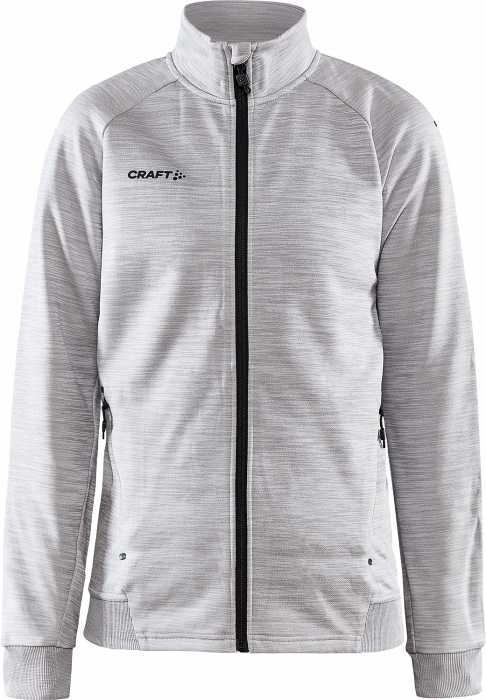 Craft - Adv Unify Sweatshirt With Zipper Women - Melange grijs