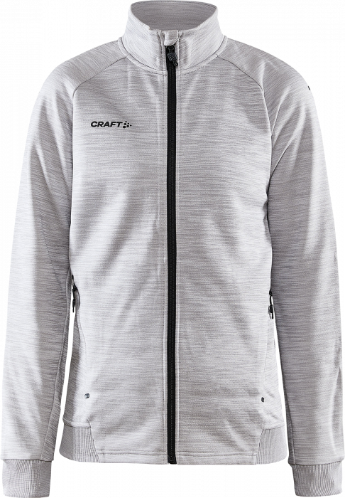 Craft - Adv Unify Sweatshirt With Zipper Women - Szary melanżowy