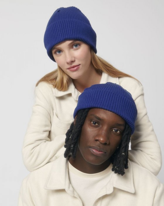 Stanley/Stella - Fisherman Beanie - Worker Blue