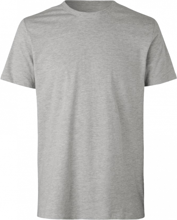 ID - Økologisk Bomulds T-Shirt - Grå Melange