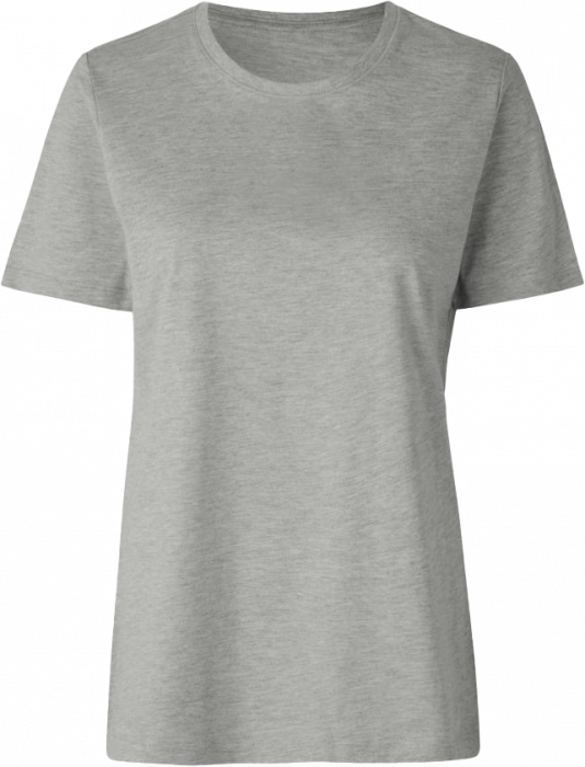 ID - Økologisk Bomulds T-Shirt Dame - Grå Melange