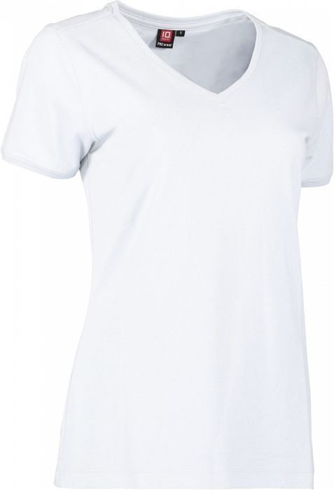 ID - Pro Wear Care V-Neck T-Shirt Women - Blanco