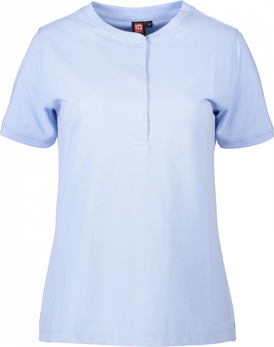 ID - Eu-Blomst Certificeret Pro Wear Poloshirt Dame - Lys blå