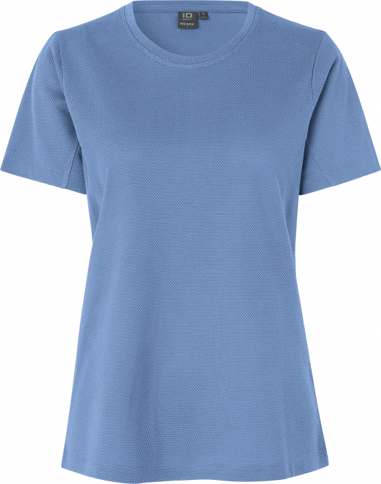 ID - Lyocell T-Shirt Ladies - Jasnoniebieski