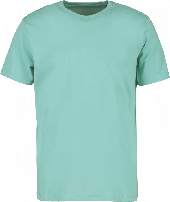ID - Eco Cotton T-Shirt - Støvet Aqua