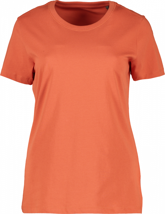 ID - Økologisk Bomulds T-Shirt Dame - Koral