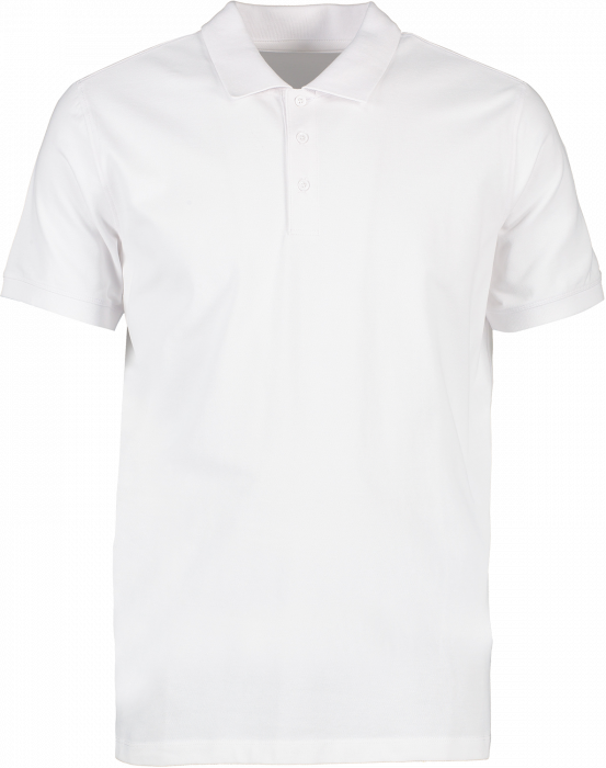 ID - Økologisk Bomulds Polo T-Shirt Herre - Hvid
